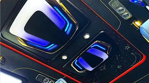 Photo of modified dome light