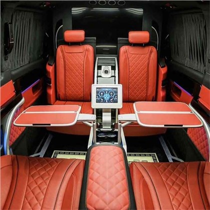 Автомобильный средний подлокотник Два боковых стола для роскошных VIP ФУРГОНОВ бизнес-автомобилей