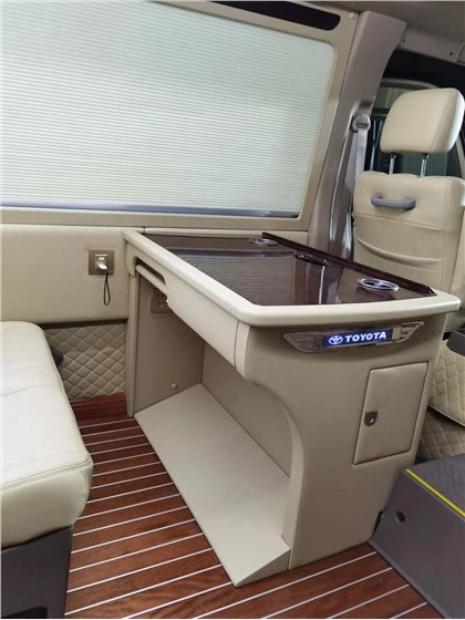Роскошный автобусный пассажирский бизнес-стол для Toyota Coaster
